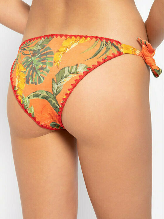 Banana Moon Dimka Bananas Bikini Slip mit Schnürchen Orange