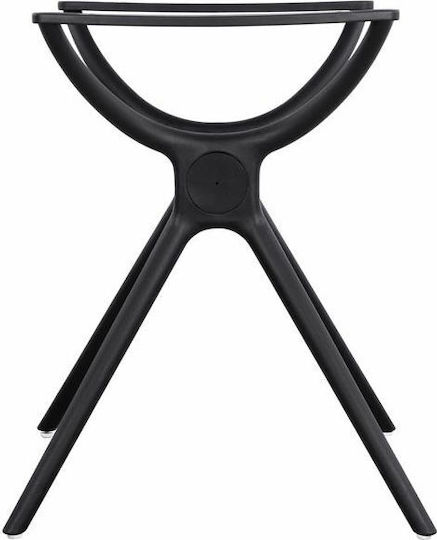 Freebox Polypropylene Table Stand with Adjustable Black 60x61x73cm