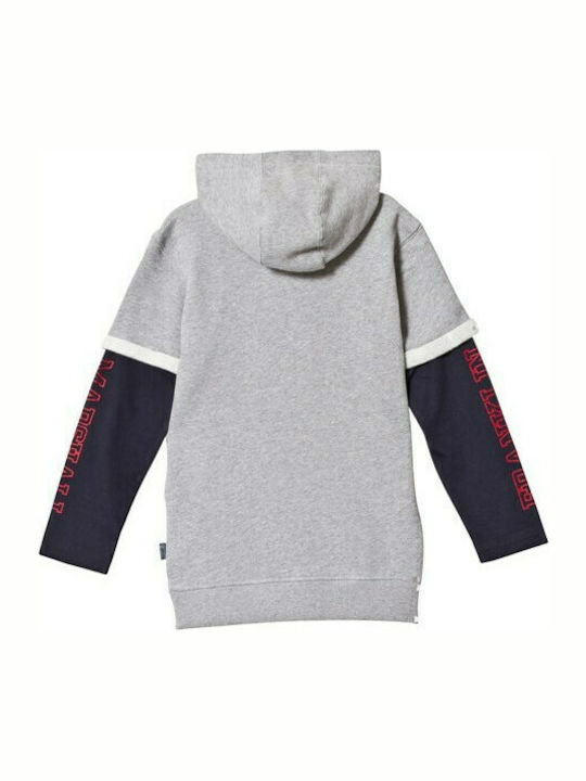 Franklin & Marshall Kids Sweatshirt with Hood Gray FMS0126-G59