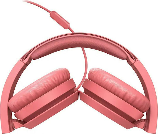 Philips TAH4105 Wired On Ear Headphones Red