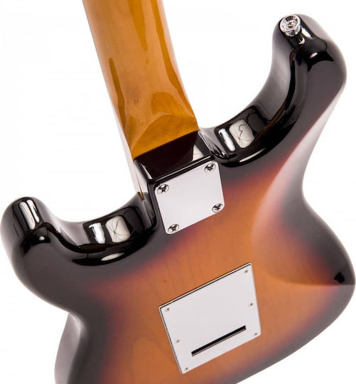 Vintage V6 ReIssued Chitară Electrică Stratocaster cu SSS Configurație Doze Sunset Sunburst
