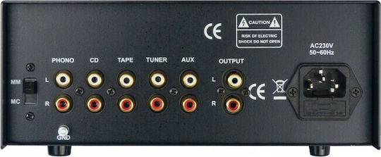 Dynavox TPR-3 Λαμπάτος Προενισχυτής Hi-Fi Stereo Ασημί