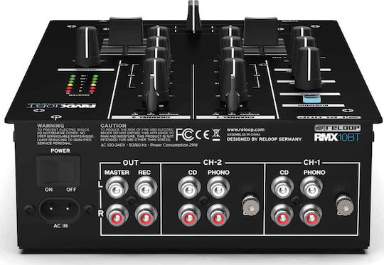Reloop RMX-10BT Digital Mischpult 2 Kanäle & Bluetooth