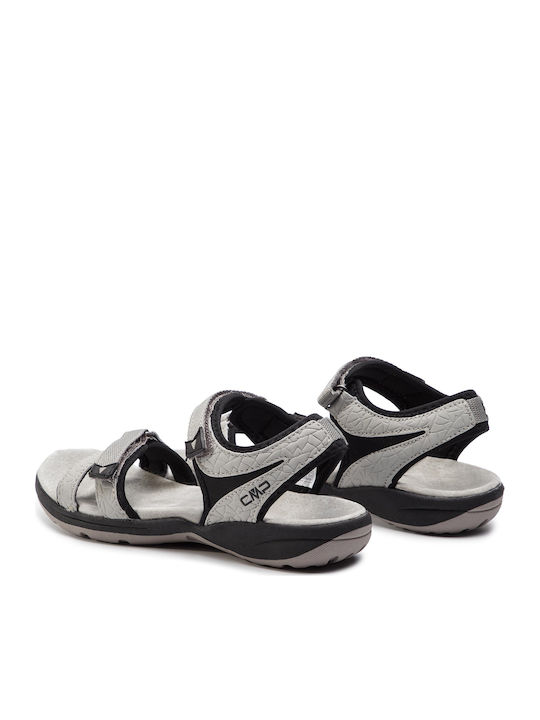 Adib Flache Sandalen für Damen Sportlich in Gray Farbe