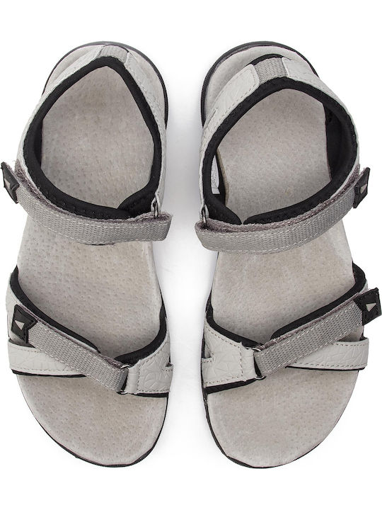 Adib Flache Sandalen für Damen Sportlich in Gray Farbe