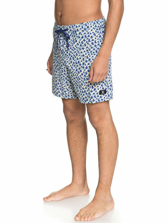 All Season Men's Swimwear Shorts Blue with Patterns