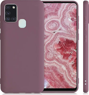 KWmobile Silicone Back Cover Purple (Galaxy A21s)