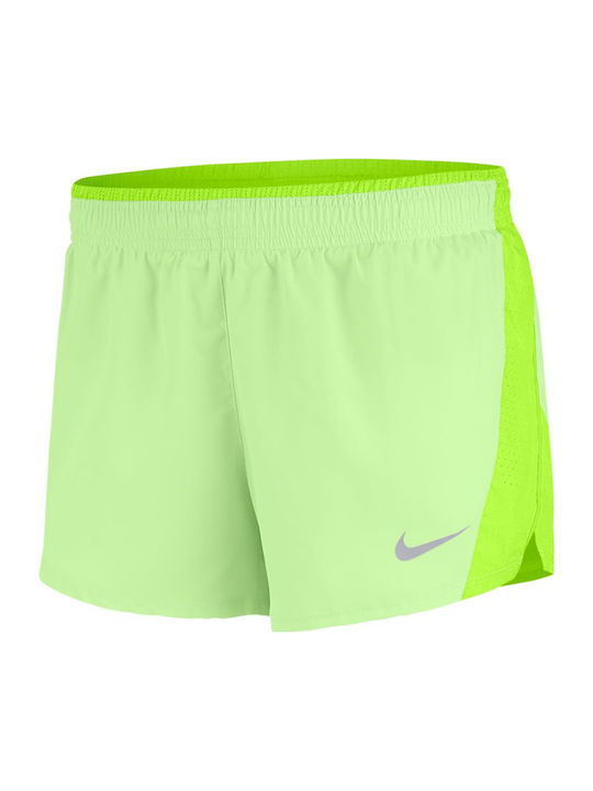 Nike 10K Αθλητικό Γυναικείο Σορτς Πράσινο