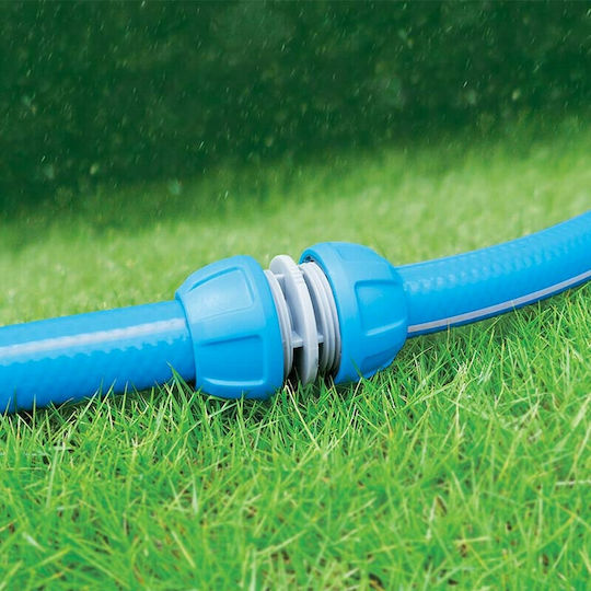 Aquacraft Soft Touch 552095 Irrigation Hose Connection for Hose 5/8" & 3/4" Light Blue