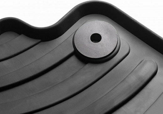 Gledring Set of Front and Rear Mats 4pcs for Seat Altea / Toledo Volkswagen Golf 2005+ Black