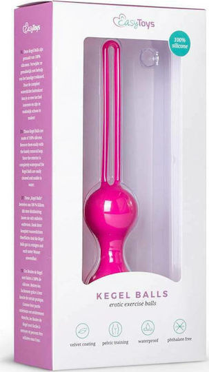 Easytoys Big Kegel Balls Κολπικές Μπάλες Ροζ