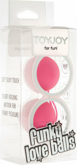 ToyJoy Funky Love Balls Κολπικές Μπάλες Ροζ