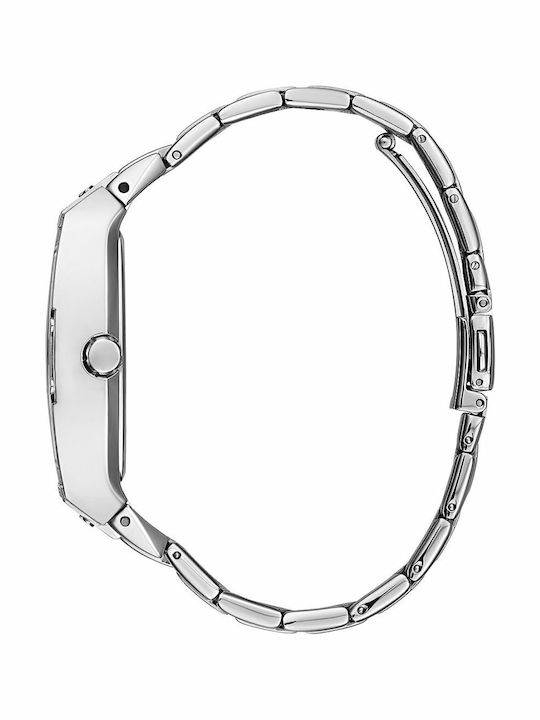 Guess Ceas Dama 38mm Cu Baterie Cu Brățară Argintie Din Oțel