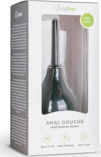 Easytoys Anal Douche Πρωκτικό Ντους Small Black 14cm