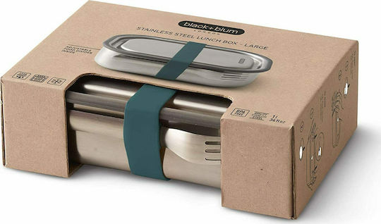 Black+Blum Inox Lunch Box Ocean with Compartments 1L