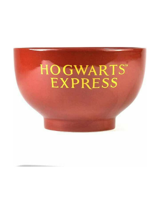 Half Moon Bay Harry Potter - Platform 9 3/4 Bol de Servire pentru Cereale Rotund Ceramică Roșu cu Diametru 13buc 1buc