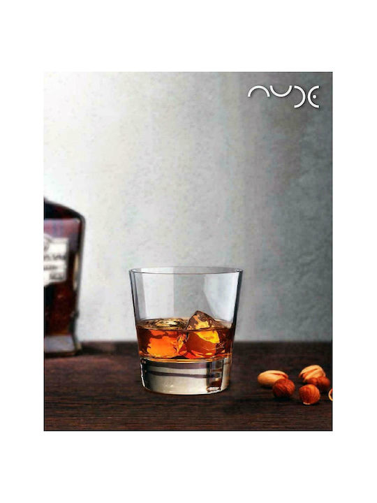 Espiel Nude Rocks Glass Set Whiskey made of Glass 300ml 6pcs