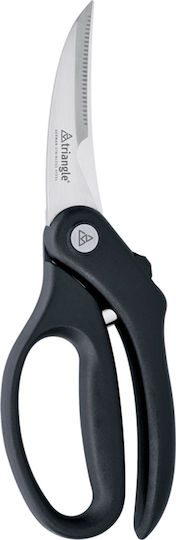 Triangle Stainless Steel Poultry Scissor Black