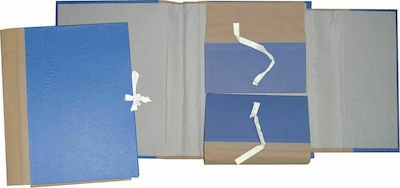 Next Folder with Ribbon and Ears for Paper A4 Blue