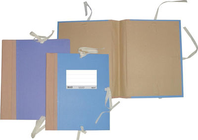 Next Folder with Ribbon for Paper A4 Blue