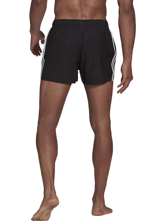 adidas 3-Stripes CLX Herren-Bademode Kurze Hosen Schwarz