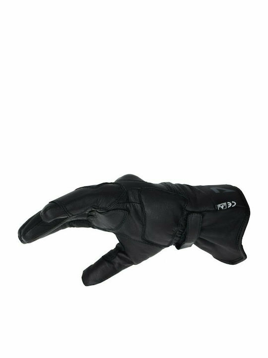AGVpro Wagner H2O Dry-Tex Χειμερινά Ανδρικά Γάντια Μηχανής Δερμάτινα Αδιάβροχα Μαύρα