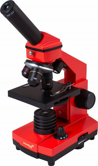 Levenhuk Rainbow 2L Plus Biological Educational Monocular Microscope 640x Orange