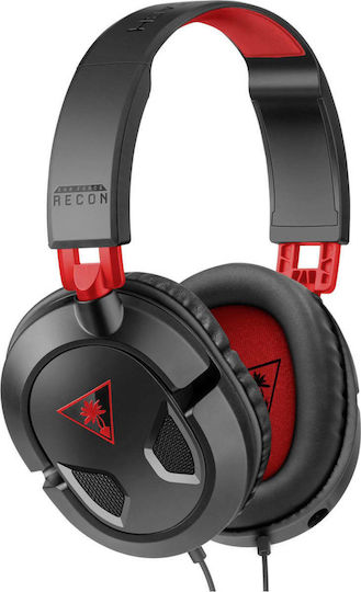Turtle Beach Recon 50 Über Ohr Gaming-Headset mit Verbindung 3,5mm Black/Red