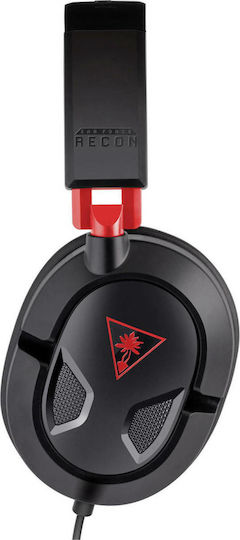 Turtle Beach Recon 50 Über Ohr Gaming-Headset mit Verbindung 3,5mm Black/Red