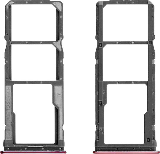 Sim Card Slot Red Redmi 7
