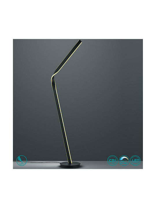 Cinque Cicenza LED Floor Lamp H181xW30cm. with Natural White Light 4500lm Black
