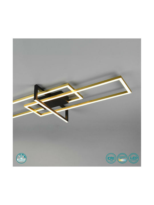 Trio Lighting Salinas Plafonieră de Tavan 100buc Aurie cu LED Integrat