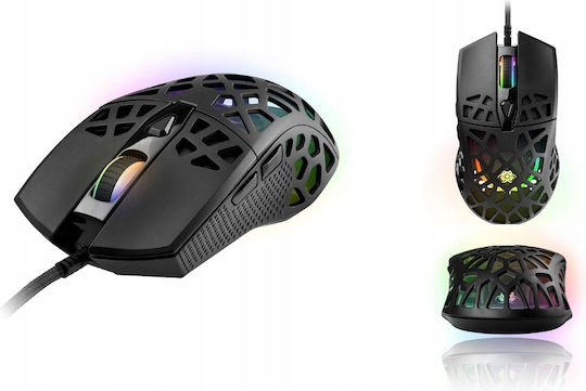 Tracer Gamezone Reika RGB Gaming Mouse 7200 DPI Black