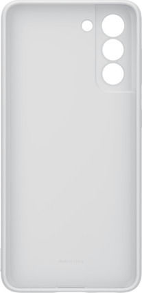 Samsung Silicone Cover Umschlag Rückseite Silikon Gray (Galaxy S21 5G)