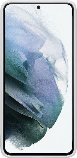 Samsung Silicone Cover Umschlag Rückseite Silikon Gray (Galaxy S21 5G)