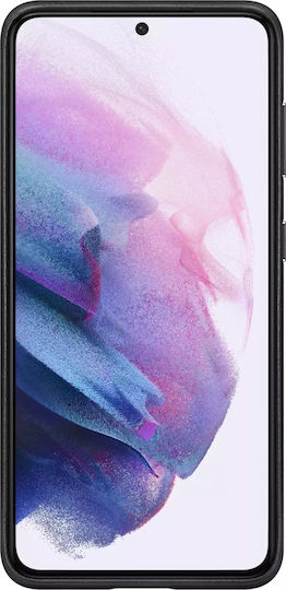 Samsung Umschlag Rückseite Leder Schwarz (Galaxy S21 5G)