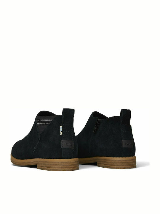 Leilani Suede Παιδικά Μποτάκια Μαύρα
