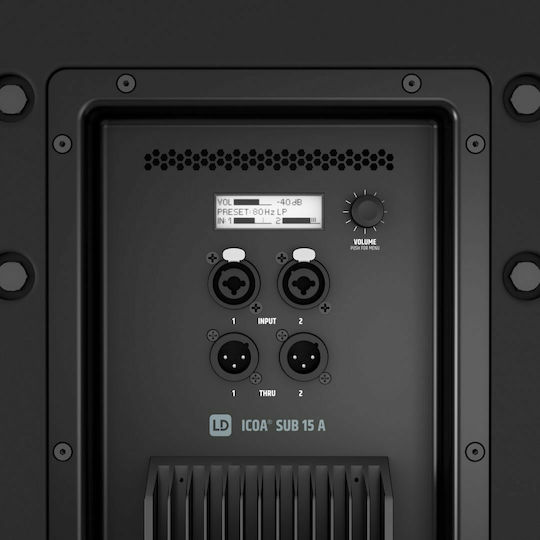 LD Systems ICOA SUB 15 A LDICOASUB15A Autoîntăritor Subwoofer PA 400W 15" 51x55.2x59.8cm.