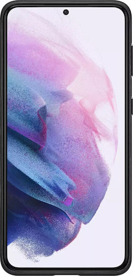 Samsung Leather Cover Back Cover Δερμάτινο Μαύρο (Galaxy S21+ 5G)