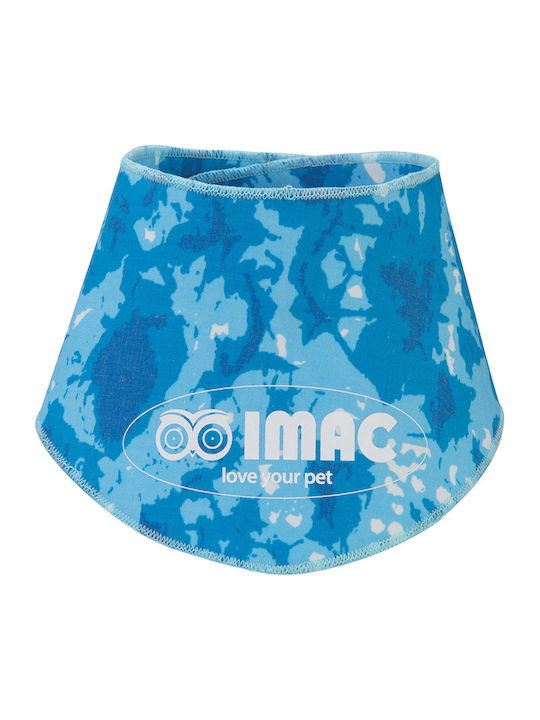 Imac Cooling Bandana for Dogs Medium 38-46cm Blue in Blue Color Imac Cooling Bandana for Dogs Medium 38-46cm Blue in Blue Color