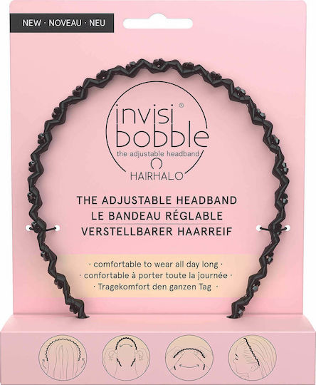 Invisibobble Στέκα Μαλλιών Hair Halo Sparkle Μαύρη