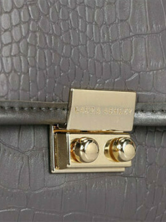 Devonia Γυναικεία Flap Bag 'Ωμου Γκρι