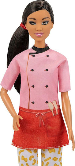 Barbie Pasta Chef Doll for 3+ years+ Years 30.4cm (Various Designs/Assortments of Designs) 1pc
