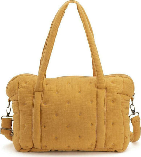 La Redoute Interieurs Shoulder/Hand Diaper Bag Yellow 29cm.