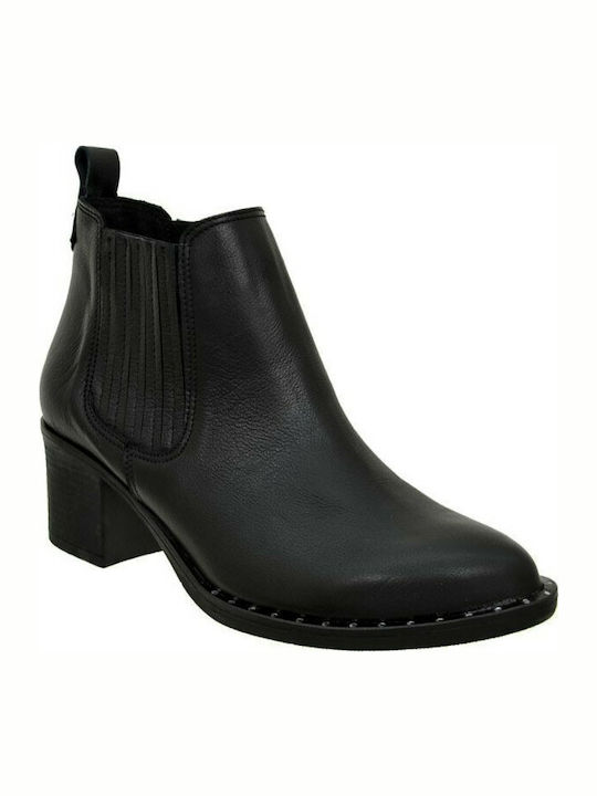 S.Piero 54-03 Piele Botine pentru femei Negru 54/03