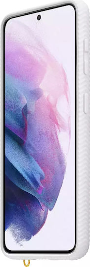 Samsung Clear Protective Cover Задна корица Пластмаса Бял (Galaxy S21 5G)