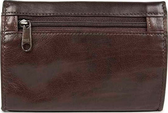 Fetiche Leather Καπνοθήκη από Καφέ Δερματίνη με Μαγνητικό Κούμπωμα 13x9.5εκ.