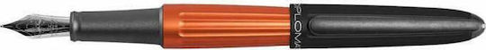 Diplomat Aero Writing Pen Fine Orange made of Aluminum with Blue Ink