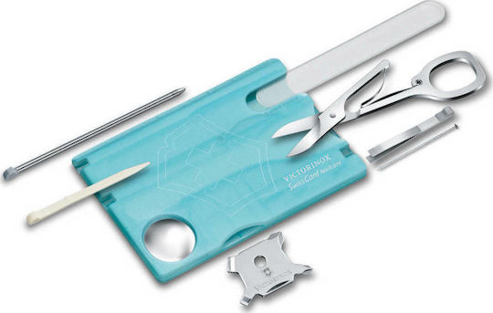 Victorinox Nailcare Κάρτα Πολυεργαλείο Ice Blue Transparent