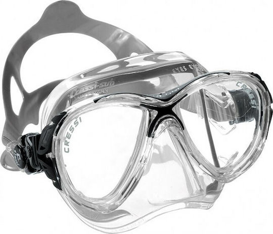 CressiSub Mască De Scufundare Big Eyes Evolution Crystal Transparentă